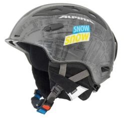 Alpina Snow Mythos - Allmountain Skihelm - Silber Snow Silk Matt - Gr. 52-56