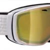 Alpina Estetica - White QMM Gold - Damen/Mädchen Skibrille - Gr. S