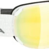 Alpina Pheos S - White QVM Lightgold - Damen Skibrille - Gr. S -Leekii Ski Geschaft 112459 A7242811 Alpina Pheos S white QVMM lightgol