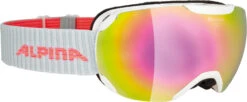 Alpina Pheos S - Pearlwhite MM Pink - Damen Skibrille - Gr. S