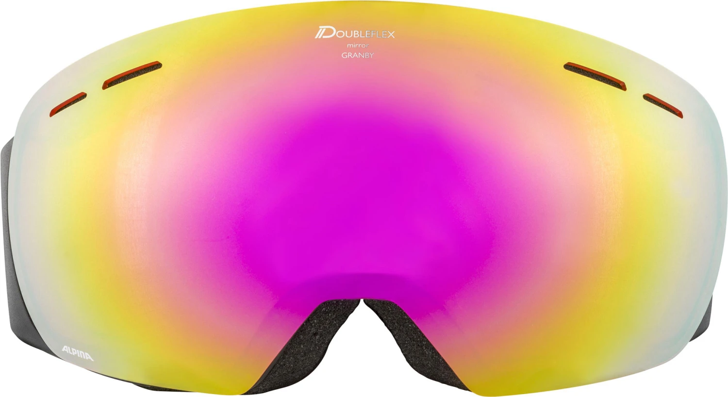Alpina Granby - Black Cassis HM Pink - Unisex Skibrille - Gr. M 4 Alpina Granby - Black Cassis HM Pink - Unisex Skibrille - Gr. M – Bild 2