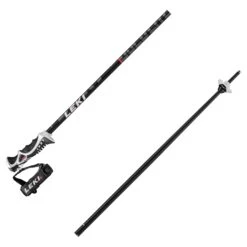 Leki Bold Lite S / 16 Mm - Black/red - Unisex Skistöcke Mit Trigger S