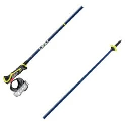 Leki Carbon 14 3D / 14 Mm - Blau - Unisex Skistöcke Mit Trigger 3D