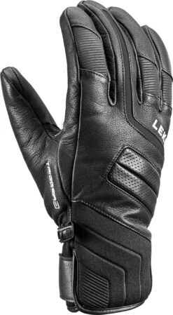 Leki Phoenix 3D - Black - Herren Ziegenleder Handschuhe Mit Trigger 3D