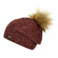 Eisbär Dita Lux - Damenmütze - Teilgefüttert - Rot