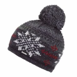 Eisbär Ike Pompon MÜ - Damenmütze - Teilgefüttert - Orange