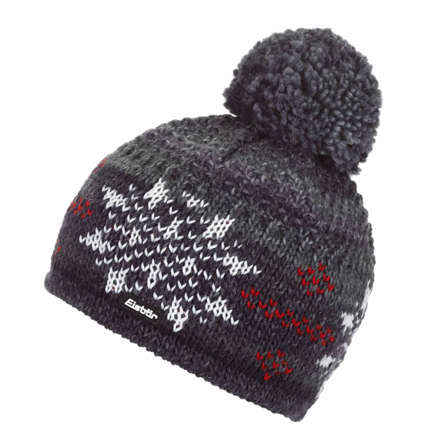 Eisbär Ike Pompon MÜ - Damenmütze - Teilgefüttert - Grafitgrau 3 Eisbär Ike Pompon MÜ - Damenmütze - Teilgefüttert - Grafitgrau