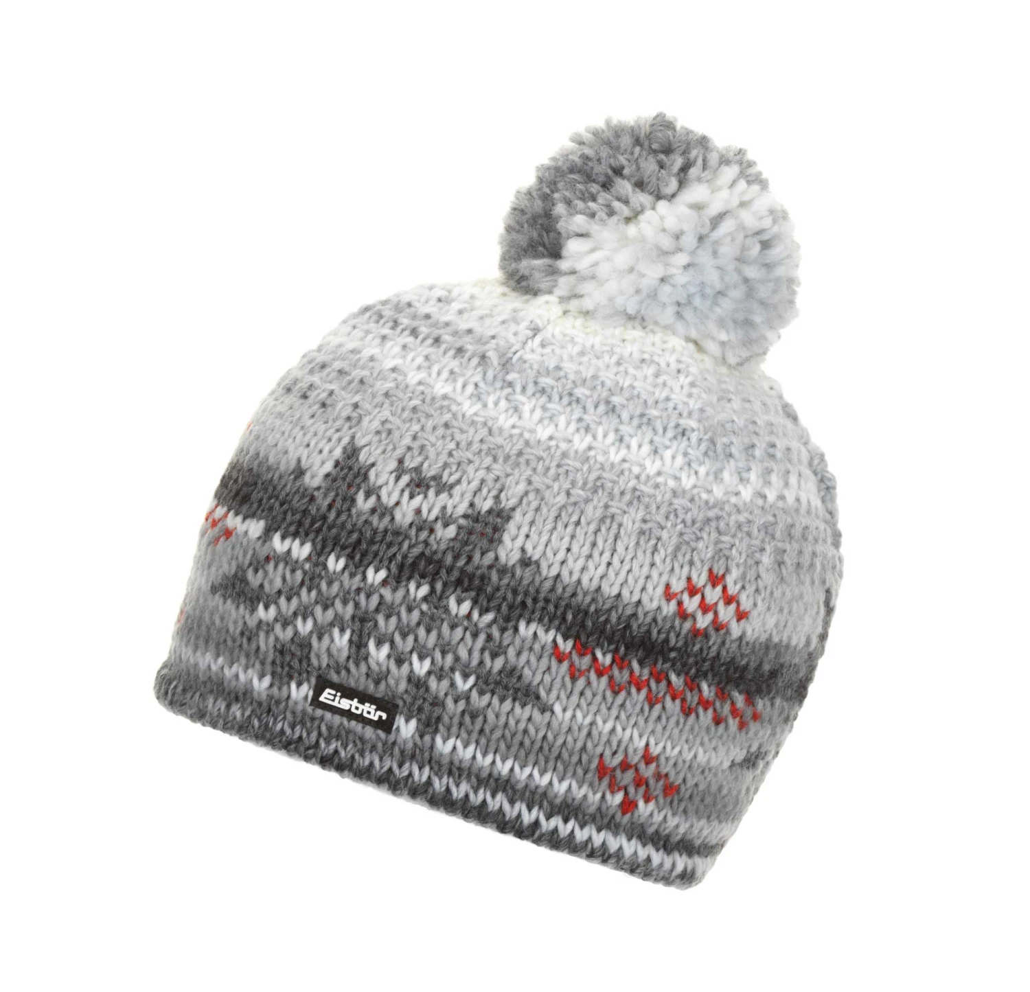 Eisbär Ike Pompon MÜ - Damenmütze - Teilgefüttert - Grafitgrau 5 Eisbär Ike Pompon MÜ - Damenmütze - Teilgefüttert - Grafitgrau – Bild 3