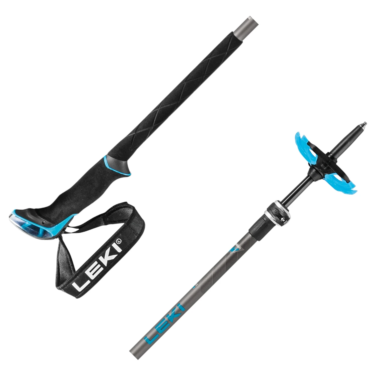 Leki Guide Lite 2 - Verstellbare (110-145cm) Touring Stöcke Mit Aergon Air Griff 3 Leki Guide Lite 2 - Verstellbare (110-145cm) Touring Stöcke Mit Aergon Air Griff