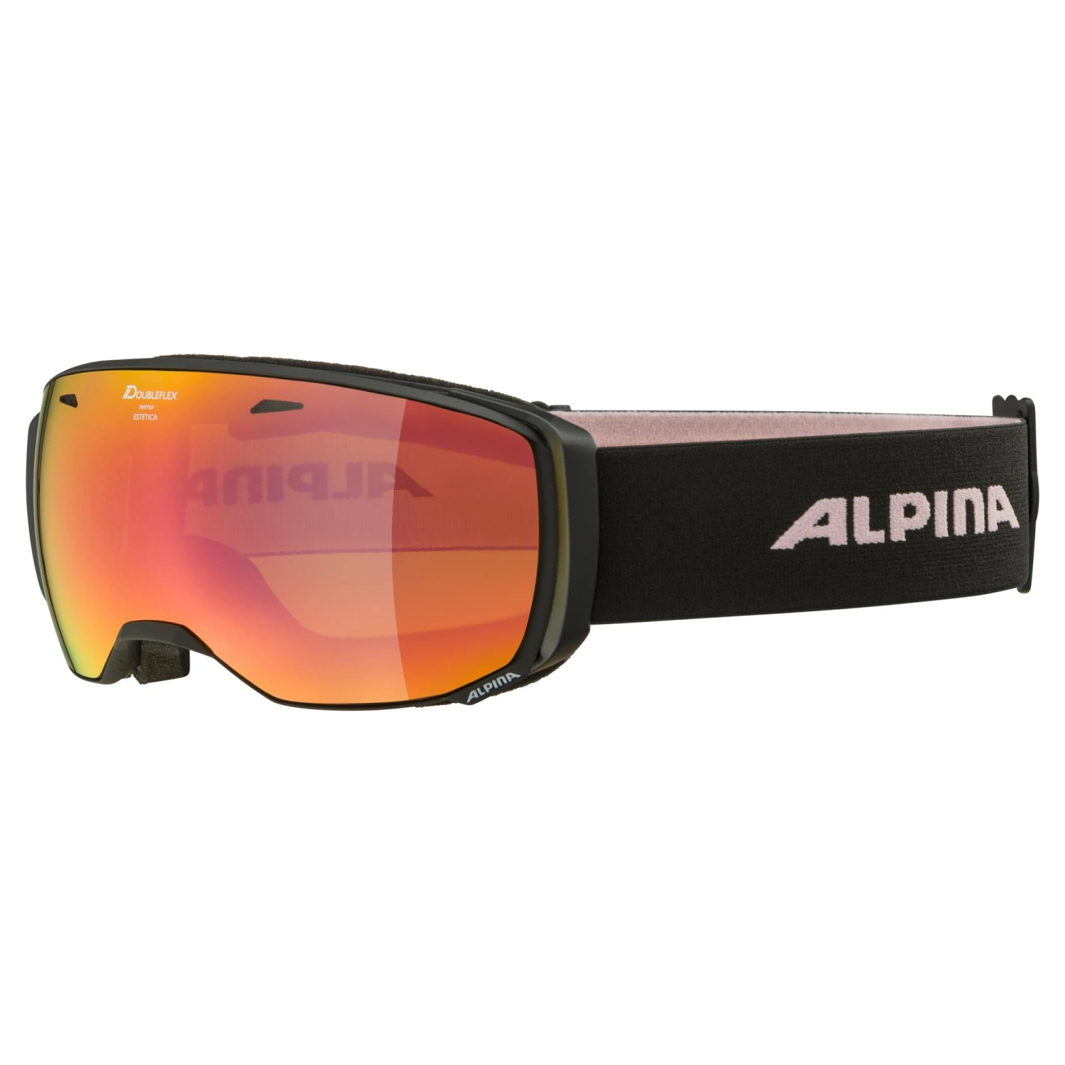 Alpina Estetica - Q-Lite - Verspiegelte Damen / Mädchen Skibrille - Gr. S - Black Rose Matt Mirror Rainbow (22/23) 4 Alpina Estetica - Q-Lite - Verspiegelte Damen / Mädchen Skibrille - Gr. S - Black Rose Matt Mirror Rainbow (22/23) – Bild 2