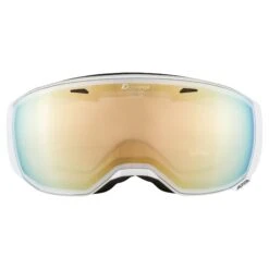 Alpina Estetica - Q-Lite - Verspiegelte Damen / Mädchen Skibrille - Gr. S - Pearlwhite Mirror Orange -Leekii Ski Geschaft 113452 A72468xx Alpina Estetica Q Lite verspiegelte Damen Maedchen Skibrille 6 1