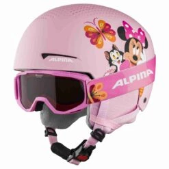 Alpina Zupo Disney Set - Kinder / Jugend Skihelm + Brille - Cars